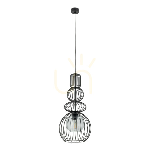 Prüfen Kago Black Pendelleuchte 1 Xe27