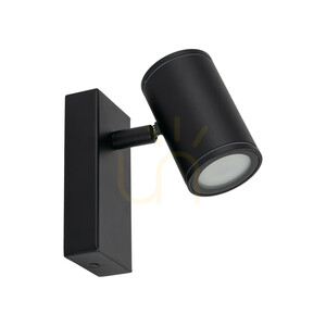 Nexo Black GU10 Wandleuchte IP44 small 0