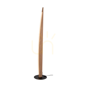 Stehlampe „Dubai“, geölte Eiche/Schwarz, 1xLED 33 W, Ø 30 cm small 1