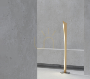 Ziad Stehlampe, geölte Eiche/mattes Nickel, 1xLED 33 W, Ø 30 cm small 4
