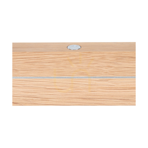 Doppel-Pendelleuchte, geölte Eiche/mattes Nickel, 3xLED, 42 W, nach oben und unten strahlend, 160 cm small 2