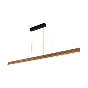 Brinova TWIN Pendelleuchte 160 cm, geölte Eiche und Schwarz, LED 42 W 3000 K, Licht nach oben und unten small 1