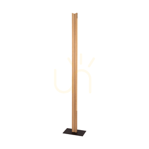 Brinova TWIN LED-Stehleuchte 36 W, geölte Eiche und Schwarz, 151 cm small 1