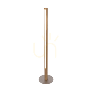 Conor Stehlampe, geölte Eiche/mattes Nickel, 1xLED 32 W, Ø 30 cm small 1