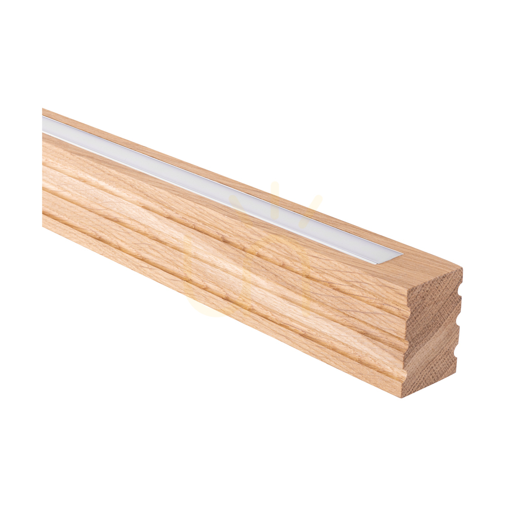 Vorschau Riflet Pendelleuchte, geölte Eiche/mattes Nickel, 3xLED, 28 W, Up&Down, 120 cm Riflet Pendelleuchte, geölte Eiche/mattes Nickel, 3xLED, 28 W, Up&Down, 120 cm