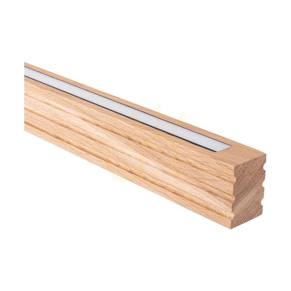 Vorschau Riflet Pendelleuchte, geölte Eiche/Schwarz, 3xLED, 28 W, Up&Down, 120 cm Riflet Pendelleuchte, geölte Eiche/Schwarz, 3xLED, 28 W, Up&Down, 120 cm