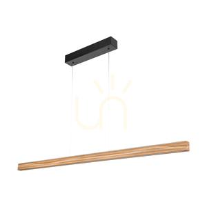 Riflet Pendelleuchte, geölte Eiche/Schwarz, 3xLED, 28 W, Up&Down, 120 cm 0 Riflet Pendelleuchte, geölte Eiche/Schwarz, 3xLED, 28 W, Up&Down, 120 cm small 0