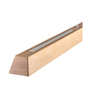 Derott Pendelleuchte, geölte Eiche/mattes Nickel, 3xLED, 42 W, Up&amp;Down, 115 cm small 1