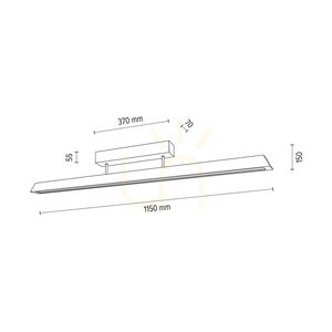 Deckenleuchte „Derott“, geölte Eiche/mattes Nickel, 3xLED, 42 W, 115 cm 2 Deckenleuchte „Derott“, geölte Eiche/mattes Nickel, 3xLED, 42 W, 115 cm small 2