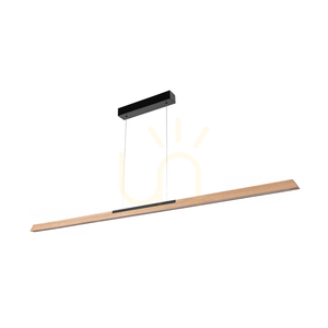 Jonas Pendelleuchte, geölte Eiche/Schwarz, 1xLED 25 W, Up&Down, 160 cm 0 Jonas Pendelleuchte, geölte Eiche/Schwarz, 1xLED 25 W, Up&Down, 160 cm small 0