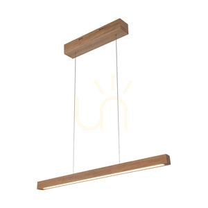 Smal CCT Pendelleuchte, geölte Eiche, 1xLED 26,4 W, Up&amp;Down, 80 cm small 1