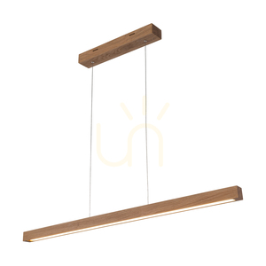 Smal CCT Pendelleuchte, geölte Eiche, 1xLED, 33,4 W, 100 cm small 1