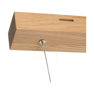 Smal CCT Pendelleuchte, geölte Eiche, 1xLED, 33,4 W, 100 cm small 3