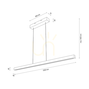 Smal CCT Pendelleuchte, geölte Eiche, 1xLED 36,9 W, Up&Down, 120 cm 3 Smal CCT Pendelleuchte, geölte Eiche, 1xLED 36,9 W, Up&Down, 120 cm small 3