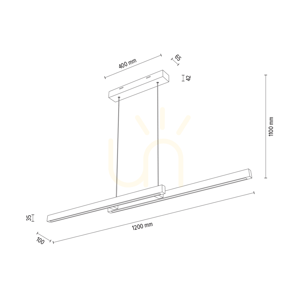 Zeige Smal CCT Pendelleuchte, geölte Eiche, 2xLED, 27,2 W, 120 cm Smal CCT Pendelleuchte, geölte Eiche, 2xLED, 27,2 W, 120 cm