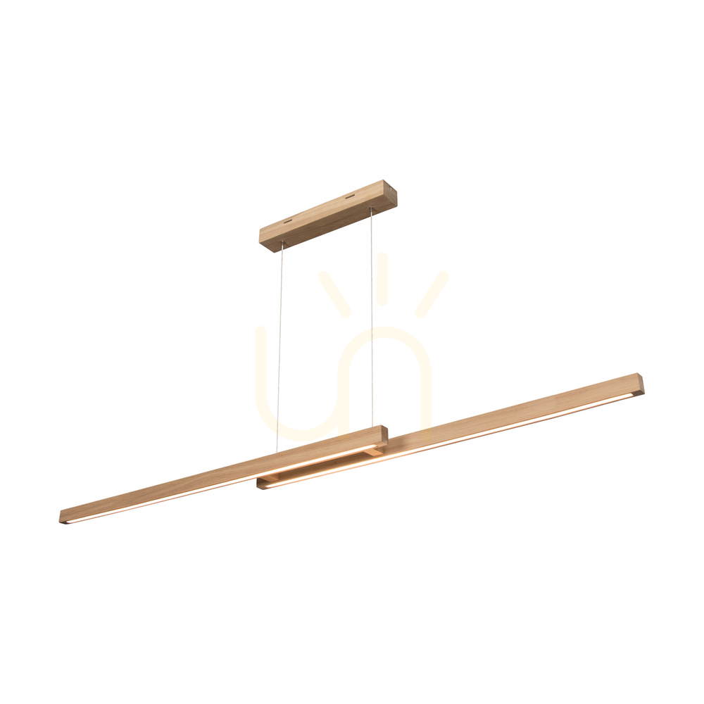 Prüfen Smal CCT Pendelleuchte, geölte Eiche, 2xLED, 34,3 W, 150 cm Smal CCT Pendelleuchte, geölte Eiche, 2xLED, 34,3 W, 150 cm