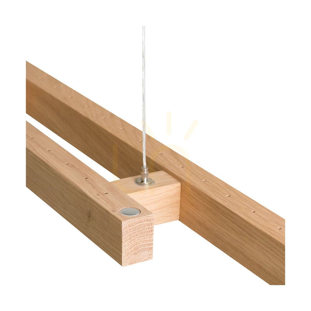 Vorschau Smal CCT Pendelleuchte aus Eiche mit Ölfinish, 2xLED, 34,3 W, Up&Down, 150 cm Smal CCT Pendelleuchte aus Eiche mit Ölfinish, 2xLED, 34,3 W, Up&Down, 150 cm