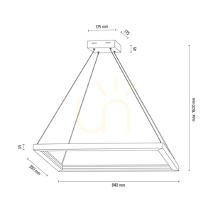 Legno Pendelleuchte, geölte Eiche, 1xLED 33 W, Up&Down, 84 cm 3 Legno Pendelleuchte, geölte Eiche, 1xLED 33 W, Up&Down, 84 cm small 3