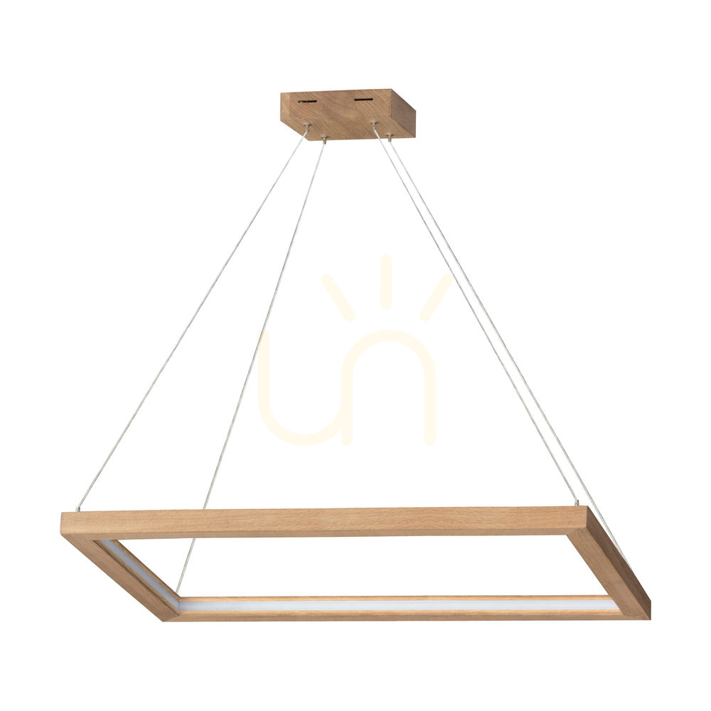 Prüfen Legno Pendelleuchte, geölte Eiche, 1xLED 33 W, Up&Down, 84 cm Legno Pendelleuchte, geölte Eiche, 1xLED 33 W, Up&Down, 84 cm