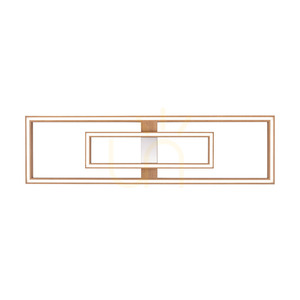 Ramme Deckenleuchte / Wandleuchte, geölte Eiche/mattes Nickel, 2xLED, 67,5 W, 123,7 cm 1 Ramme Deckenleuchte / Wandleuchte, geölte Eiche/mattes Nickel, 2xLED, 67,5 W, 123,7 cm small 1
