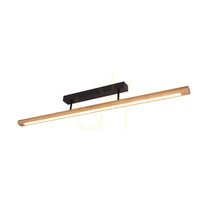 Razmus Deckenleuchte, geölte Eiche/Schwarz, 1xLED 28 W, 98 cm 1 Razmus Deckenleuchte, geölte Eiche/Schwarz, 1xLED 28 W, 98 cm small 1