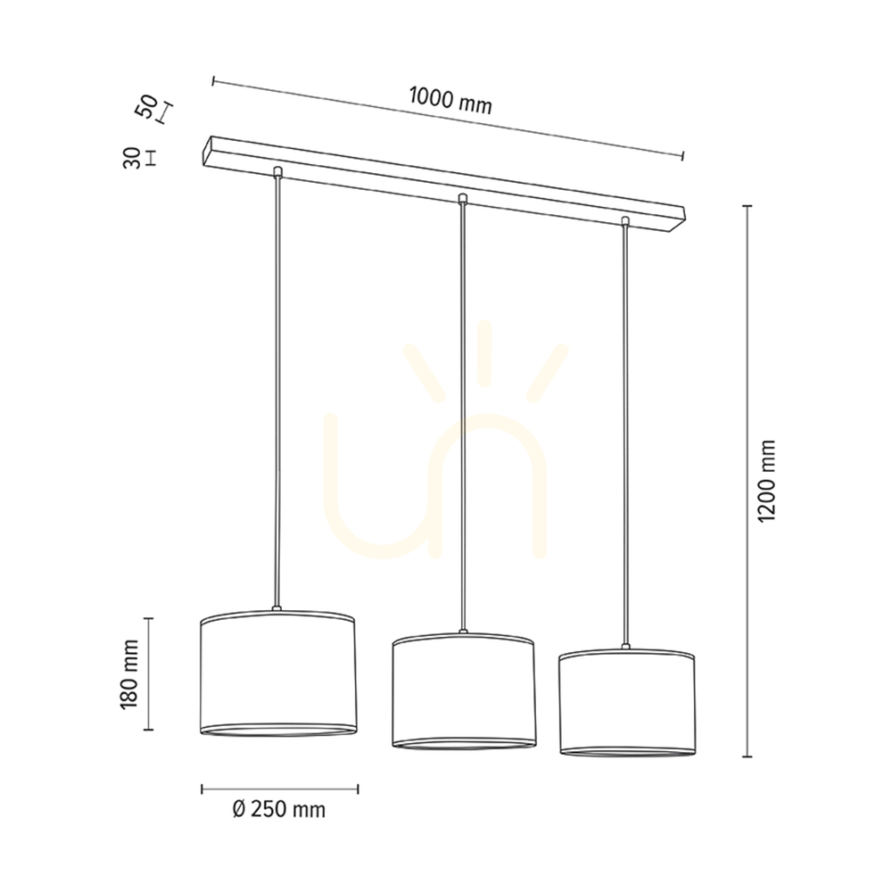 Zeige Mercedes-Pendelleuchte, geölte Eiche, weißer Schirm, 3xE27, 100 cm Mercedes-Pendelleuchte, geölte Eiche, weißer Schirm, 3xE27, 100 cm
