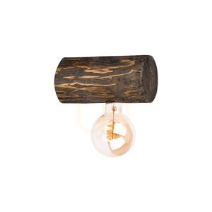 Wandleuchte „Core“ aus Walnussholz, 1xE27, 20 cm small 0