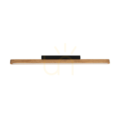 Prüfen Forestier Deckenleuchte, Braun/Schwarz, 1xLED, 17 W, 90 cm