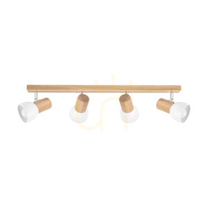 Nord Deckenleuchte, geölte Eiche, 4xE27, 75 cm 0 Nord Deckenleuchte, geölte Eiche, 4xE27, 75 cm small 0