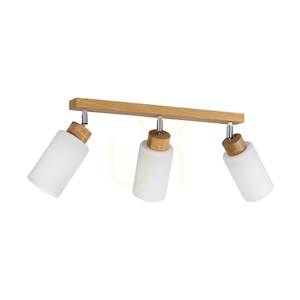 Deckenleuchte „Selva“, geölte Eiche, 3xE27, 52 cm small 0