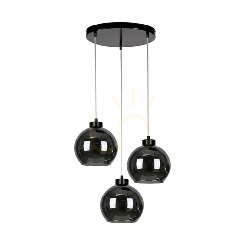 Prüfen Cameo Black Pendelleuchte, 3xE27, Ø 40 cm
