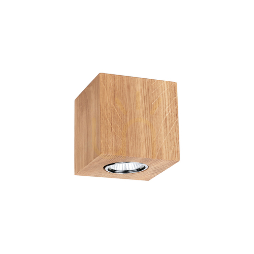 Prüfen Pevex Deckenleuchte, geölte Eiche, 1xGU10, 10 cm