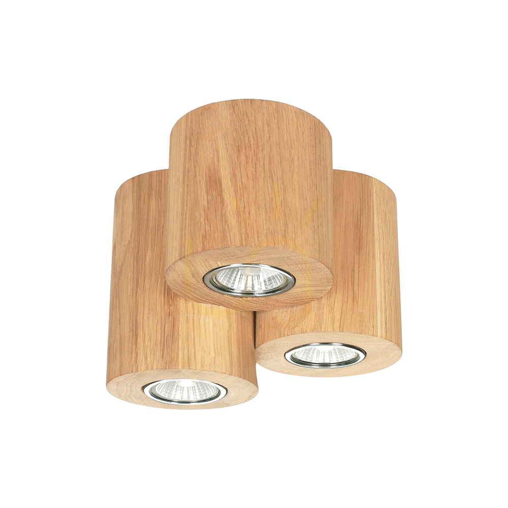 Prüfen Pevex Deckenleuchte, geölte Eiche, 3xGU10, Ø 18 cm Pevex Deckenleuchte, geölte Eiche, 3xGU10, Ø 18 cm