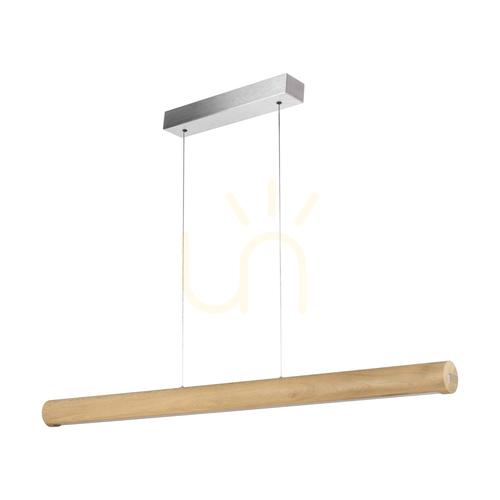 Prüfen Conor Pendelleuchte, geölte Eiche/mattes Nickel, 1xLED 34,5 W, Up&amp;Down, 120 cm