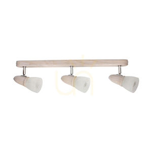 Deckenleuchte „Julietta“, 3xE14, 40 W, gebleichte Eiche small 0