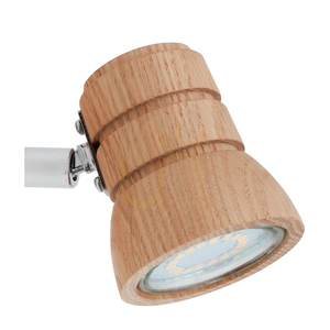 Wandleuchte „Tessa“, 1xGU10-LED, 4,5 W, geölte Eiche small 1