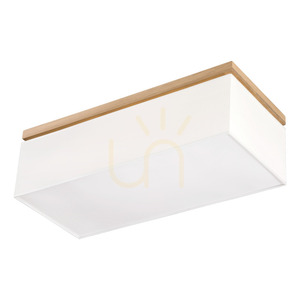 Sedos Deckenleuchte, 4xE27, Max. 25 W, geölte Eiche/Weiß, 70 cm small 5