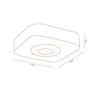 Sunniva Incl Deckenleuchte. 1x 5-W-LED, geölte Eiche/satiniert, 14 cm small 2