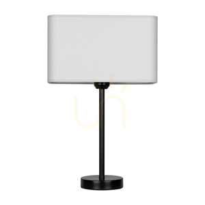Cassida Tischlampe 1xE27 40 W Schwarz/Grau 30 cm small 0