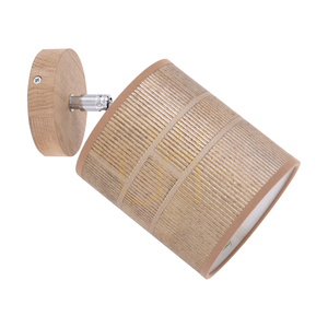 Honus Wandleuchte 1xE27 Max. 25 W, geölte Eiche/Chrom/Gold, 25 cm small 0