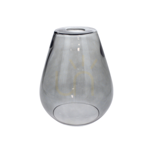 Kigali Pendelleuchte 3xE27 Max. 60 W Schwarz/Schwarz/geölte Eiche/rauchfarbenes Glas 19 cm small 1