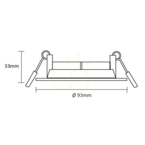 Grundausstattung für Deckenstrahler, inkl.. 3x GU10 5 W 2700 K Weiß Ø 8 cm small 1