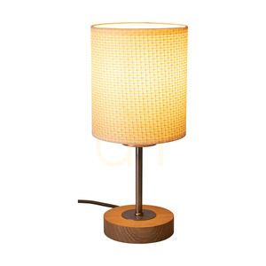 Benita Tischlampe 1xE27 Max. 25 W, geölte Eiche/mattes Nickel/Creme-Silber, Ø 13 cm small 2