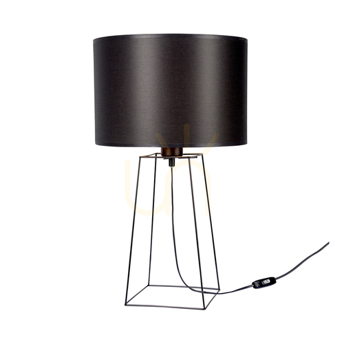 Prüfen Tiphany Tischlampe 1xE27 40 W Schwarz/Schwarz/Schwarz Ø 30 cm