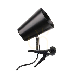 Astrid Schreibtischlampe mit Klemme, 1xE14, Max. 40 W, schwarzes Metall, 18 cm small 0