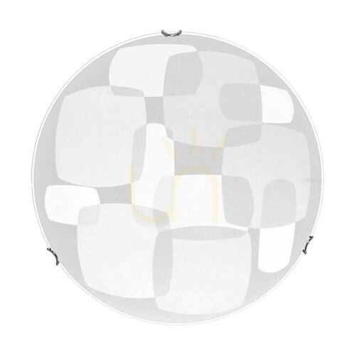 Prüfen Chicago Deckenleuchte, inklusive 1x LED 2700K 18W, Metall in Chrom/weißer Glasschirm, Ø 40 cm