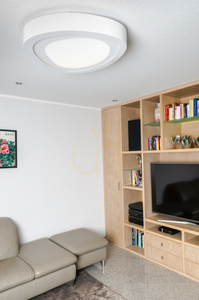Deckenleuchte „Cloud“, inklusive 1x LED 3000K 66W, weißes Metall, 80 cm small 1