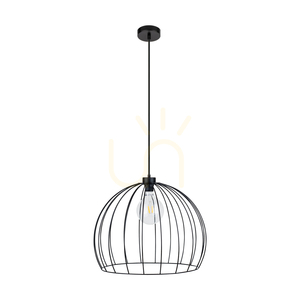 Britop Coop 1882904 Pendelleuchte, schwarz, 1×E27, Ø49 cm small 0