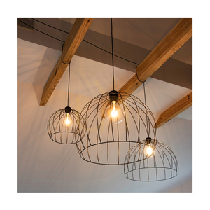 Coop Pendelleuchte 1xE27 Max. 60 W, schwarzes Metall-/schwarzes PVC-Kabel, Ø 57 cm small 1