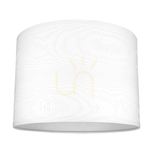 Leila Tischlampe, 1xE27, Max. 40 W, Metall in Chromoptik / transparentes PVC-Kabel / Lampenschirm aus Papier und PVC mit Holzmaserung, Ø 50 cm small 2